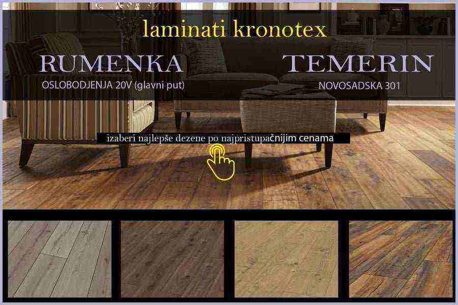 Kronotex laminat i fotelje